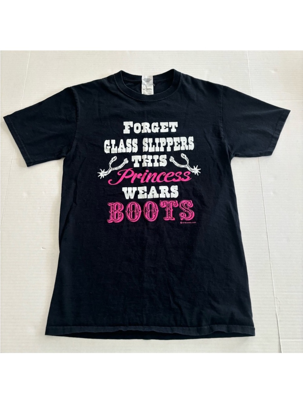 Country Girl Forget The Glass Slipper This‎ Princess Wears Boots Shirt Women’s S